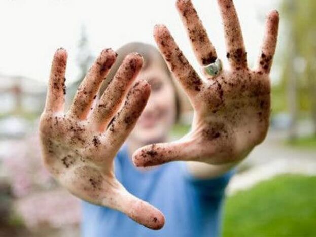 Lack of hygiene is the cause of parasitic infection