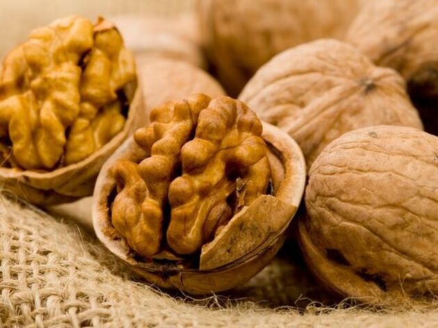 Walnuts are used at home to treat worms.